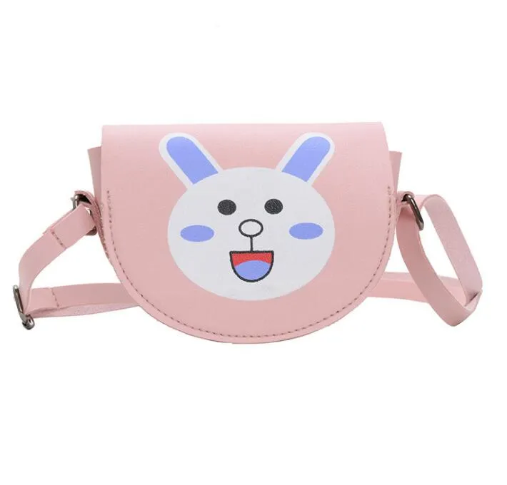 Cute Kids Coin Purse Little Girls Rabbit Messenger Bags Baby Girl cross body Bag Animal Fashion Decoration purses Gifts