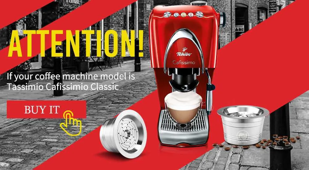 Recafimil Capsule de café expresso rechargeable, acier inoxydable,  compatible avec les machines Senseo : : Cuisine et Maison