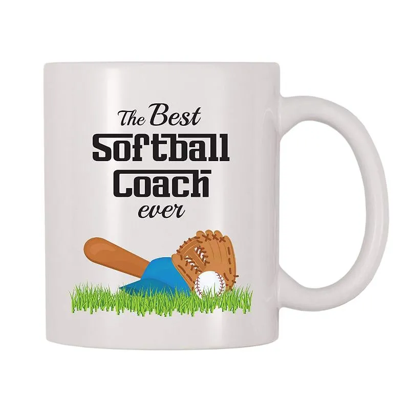 Kupalar Softball Coach hiç kahve kupa (11 oz)