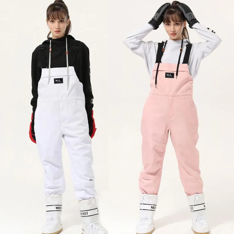 Skifahren Hosen Warme Frauen Ski Anzüge Sweatshirt Overalls Set Winter Trainingsanzüge Snowboard Sport Schnee Kostüm Weibliche Oberbekleidung Kleidung