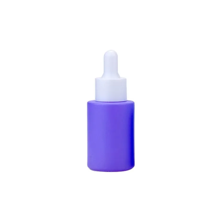 マカロンカラーガラスドロッパーボトルエッセンシャルオイル香水30mlファッション化粧品容器携帯用詰め替え可能な旅行サイズKKB7822