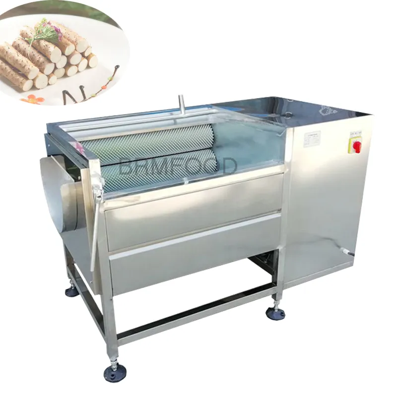 2021 Large Vegetable Automatic Washing Peeling Machine Capacity 800-1000kg/h Root For Potato Beet Tarro Carrot Potatoes maker