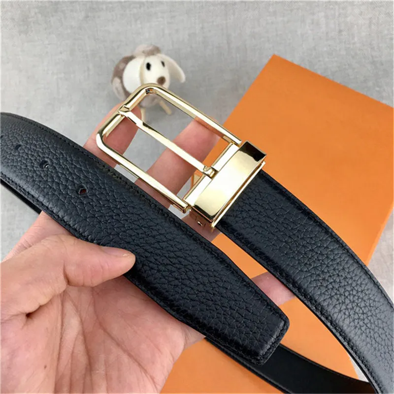 Designer Men Belts Of Mens And Women Belt With Fashion Big Buckle Real Leather Top High Quality_voghion.com