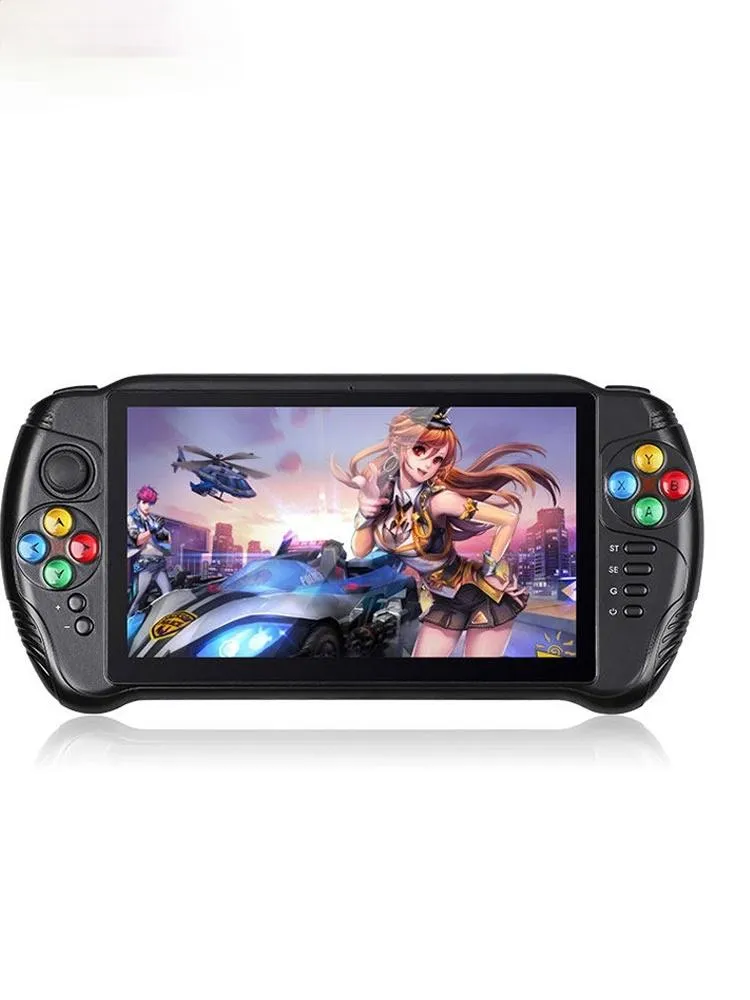 Handheld voor PS1 HD TV Video Portable Game Console 7 inch Touch Screen Retro Arcade 32G TF -kaart Wired of draadloze controller -spelers