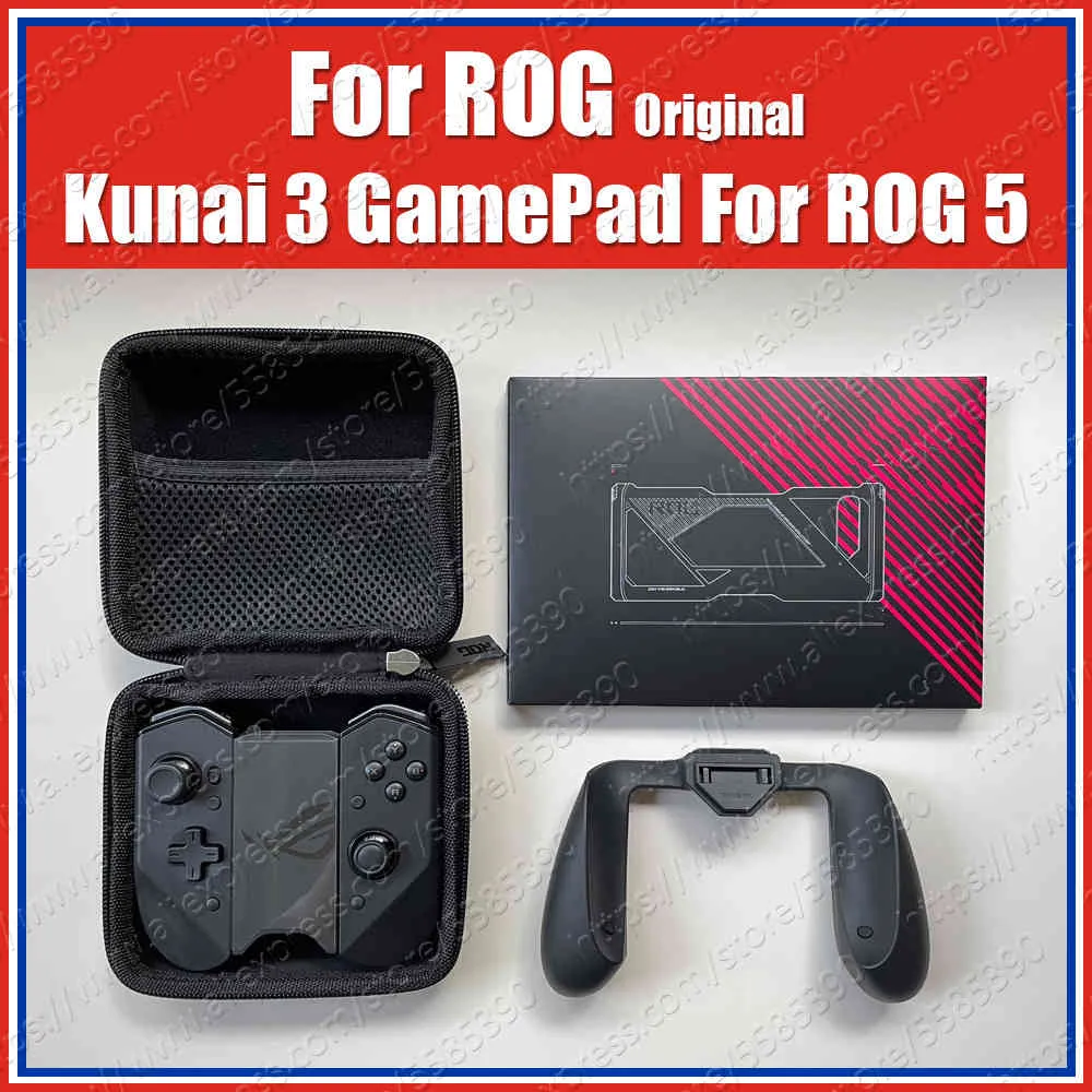 ZS661KSCL Original 5 Kunai 3 Gamepad ASUS ROG Phone 5 controlador Slide Out Case Gaming Joystick con mango de juego