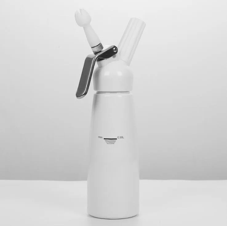 500ml N2O Dispenser Cream Whipper Coffee Dessert Sauces Butter Whipper Aluminium Alloy Cream Foam Maker Cake Tools SEA