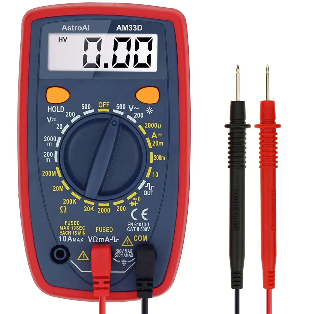 Multimètre Numérique Avec Tension OHM Volt Et Testeur De Tension