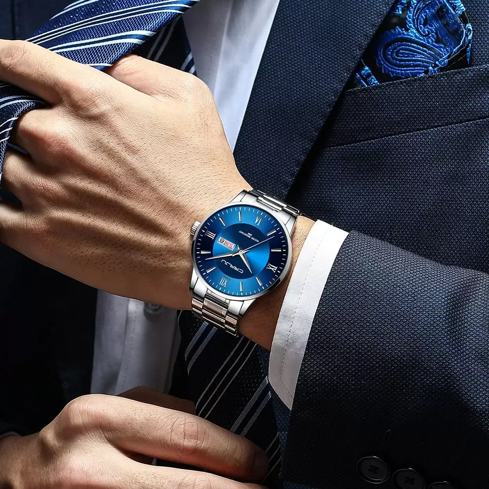 여성 시계 쿼츠 시계 34mm 패션 현대 손목 시계 방수 손목 시계 몬트르 드 럭셔리 선물 컬러
