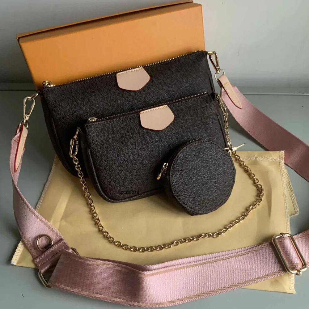 Kvällsväskor för kvinnor Crossbody-väska äkta läder dam axelhandväska presbyopisk minipaket budbärare korthållare handväska MULTI POCHETTE