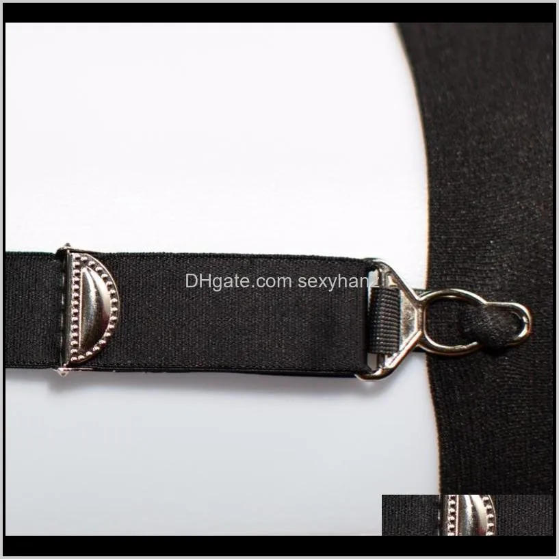 womens 6 strap plain black suspender belt ,garter belt plus size 5 size sexy lingerie lenceria mujer