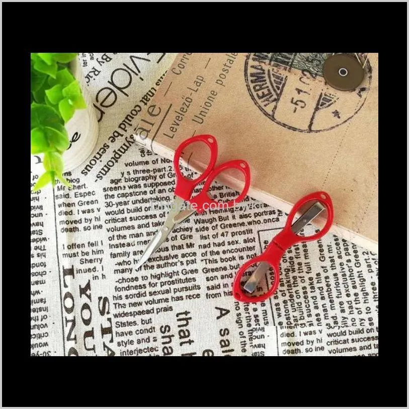 portable foldable fishing scissors small scissors fishing line cutter tools outdoor travel collapsible student scissors