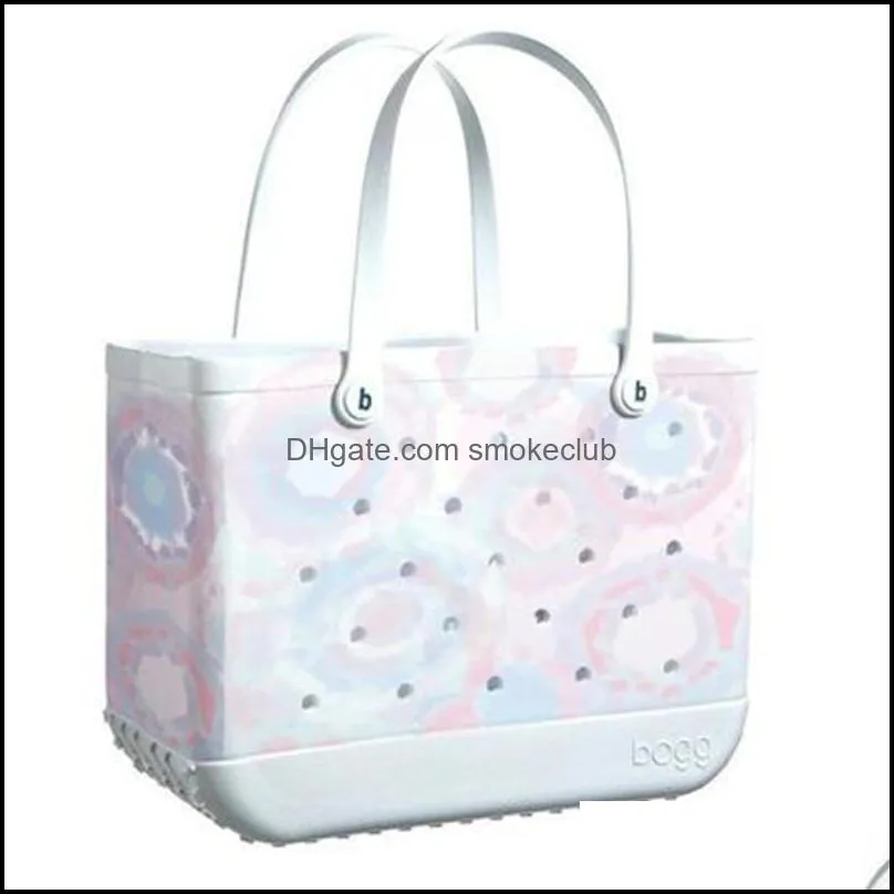 Outdoor Bags Beach Extra Large Leopard Printed Eva Baskets Women Fashion Capacity Tote Handbags Summer