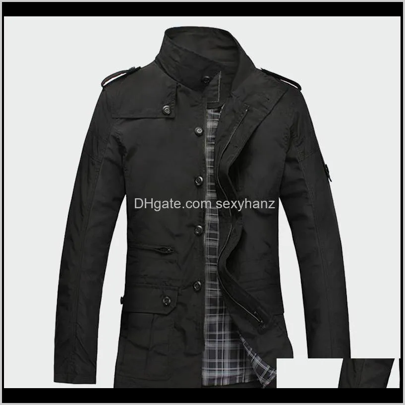 fashion thin men`s jackets casual wear comfort windbreaker autumn overcoat necessary spring men coat m-5xl 2020