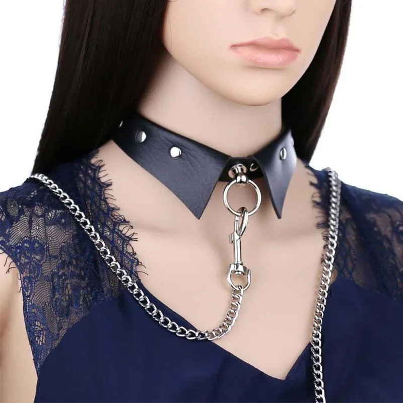 Fashion Sexy Trendy Vintage Charm Round Gothic Necklaces For Women Men Goth  Leather Heart Harajuku Punk Choker Jewelry Gift