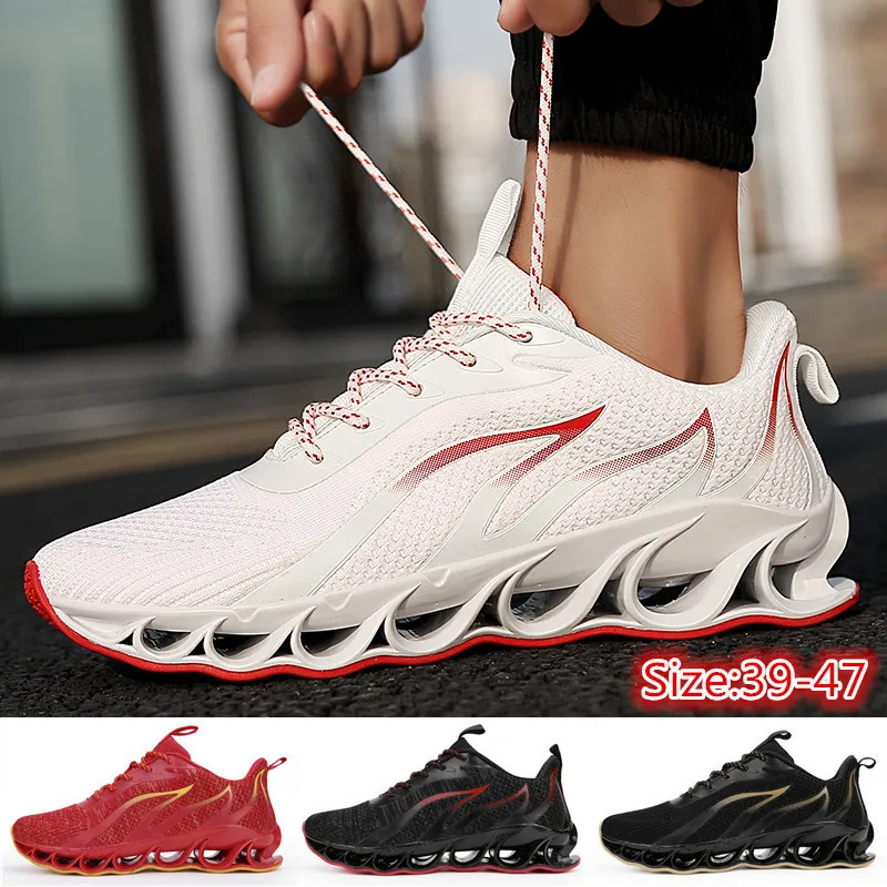Fashion Men's Casual Running Sport Shoes Cushion Breathable Athletic Training 210712