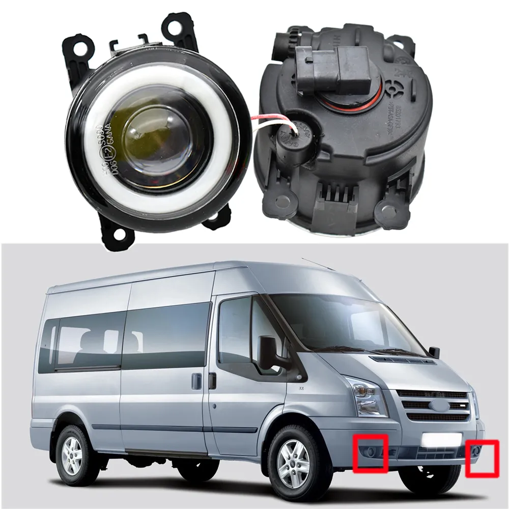 Faróis do dia da montagem da luz do nevoeiro 12V 2pcs para o chassi 2006-2015 da plataforma de trânsito Ford 2006-2015