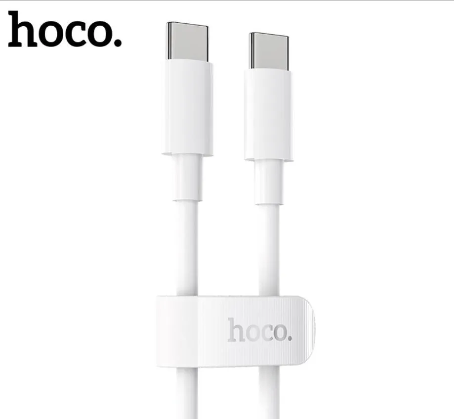 HOCO USBC to USB 타입 C 케이블 5A 100W PD 빠른 충전 지원 SAMSUNG S20 Xiaomi 10 Pro에 대한 빠른 요금