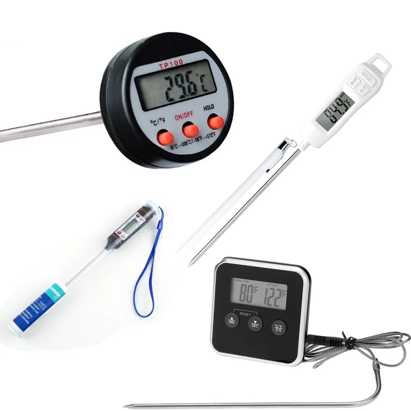 Pen-Type Digital BBQ Meat Thermometer Cooking Food Kitchen Water Milk Oil  Liquid Oven Temperaure Sensor Meter Probe Thermocouple