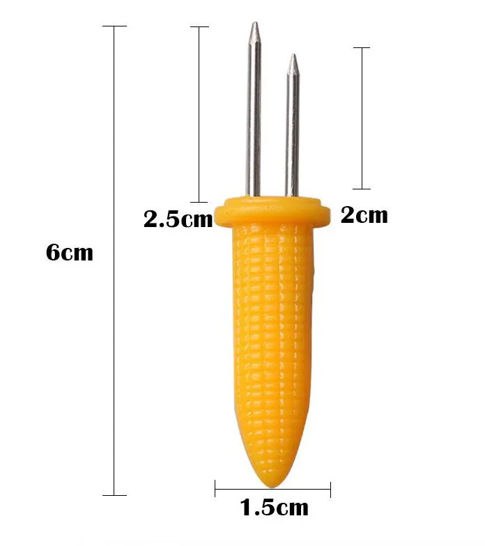 BBQ Corn Holders Fork Multi-Function Stainless Steel Barbecue Corn Tools Party Kitchen Barbecue Supplies hot sale new 2018