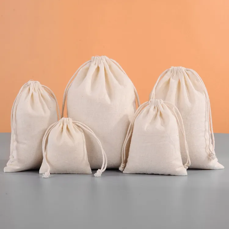 Cotton Drawstring Bags 