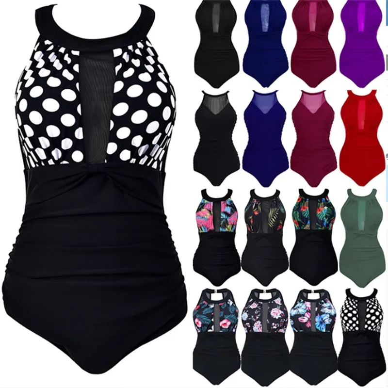 Tank Hart Sexy Potos One-Piece Suits Monokini Plus Size Badmode Vrouwen Een stuk Badpak Meisjes Badpak Zwemmen Badpak Dames 1337 Z2