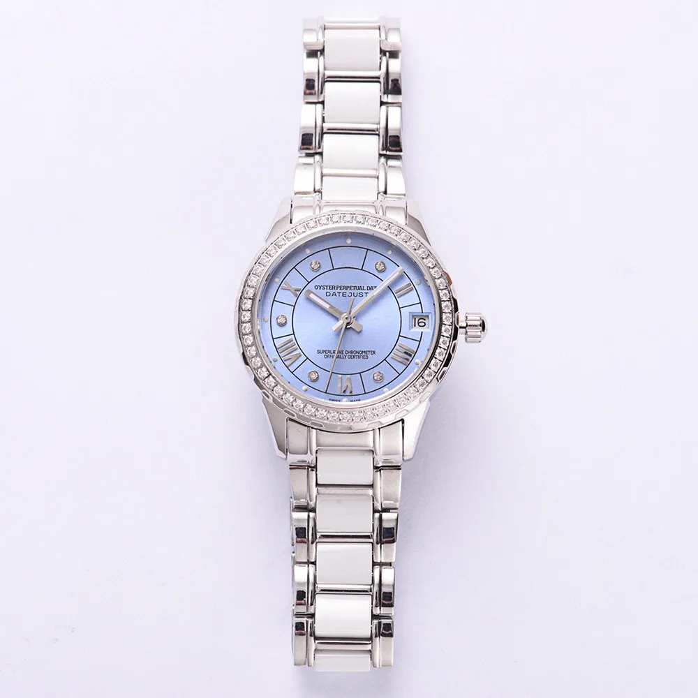 Women Automatic Mechanical Watches Stainless Steel Ladies Wristwatch 33MM Montre de Luxe High Quality Free Transportation