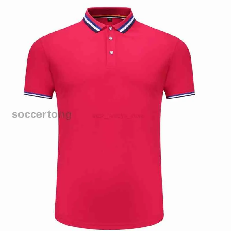 # T2022000768 POLO 2021 2022 Hoge kwaliteit Sneldrogen T-shirt kan worden aangepast met gedrukte nummernaam en voetbalpatroon CM