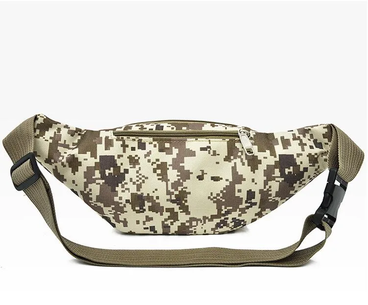 Canvas Waist Pack Running Cycling waistbag Outdoor Travel Crossbody sling Chest Bag waterproof Waistpack