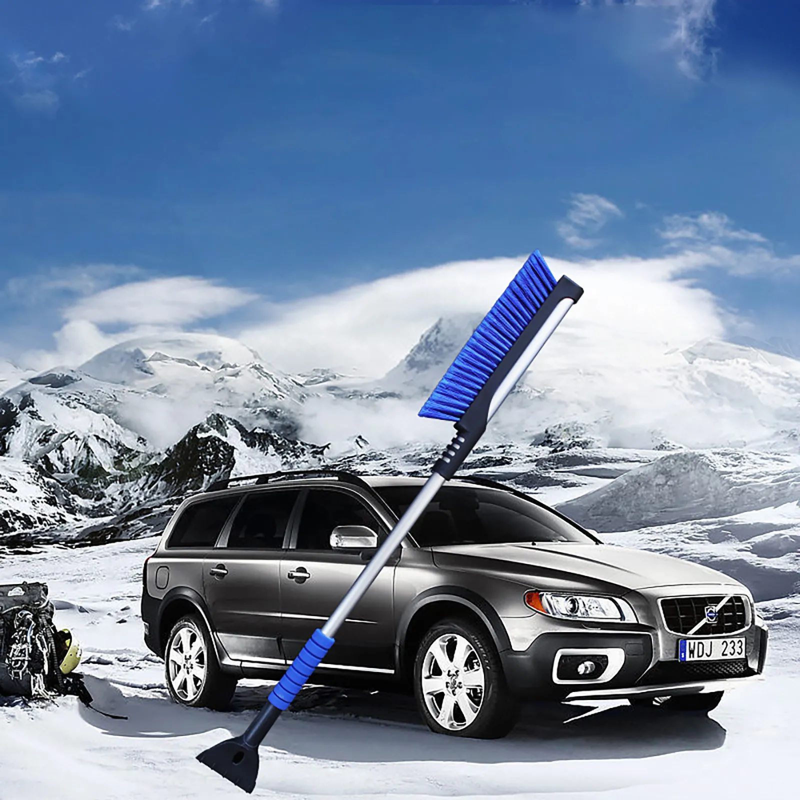 Grattoir à glace de voiture, brosse à neige de voiture de 84 cm, grattoir à  neige
