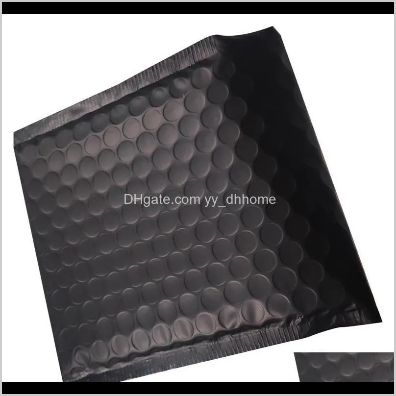 100 black bubble mail envelope mail bag self-sealing foam aluminum foil express bag waterproof bubble