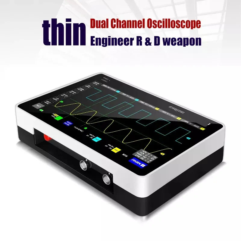 Digitalt oscilloskop 2 i 1 dubbelkanal ingångssignalgenerator 100MHz * 2 Ana-log-bandbredd 1GSA / s samplingsfrekvens 8bits