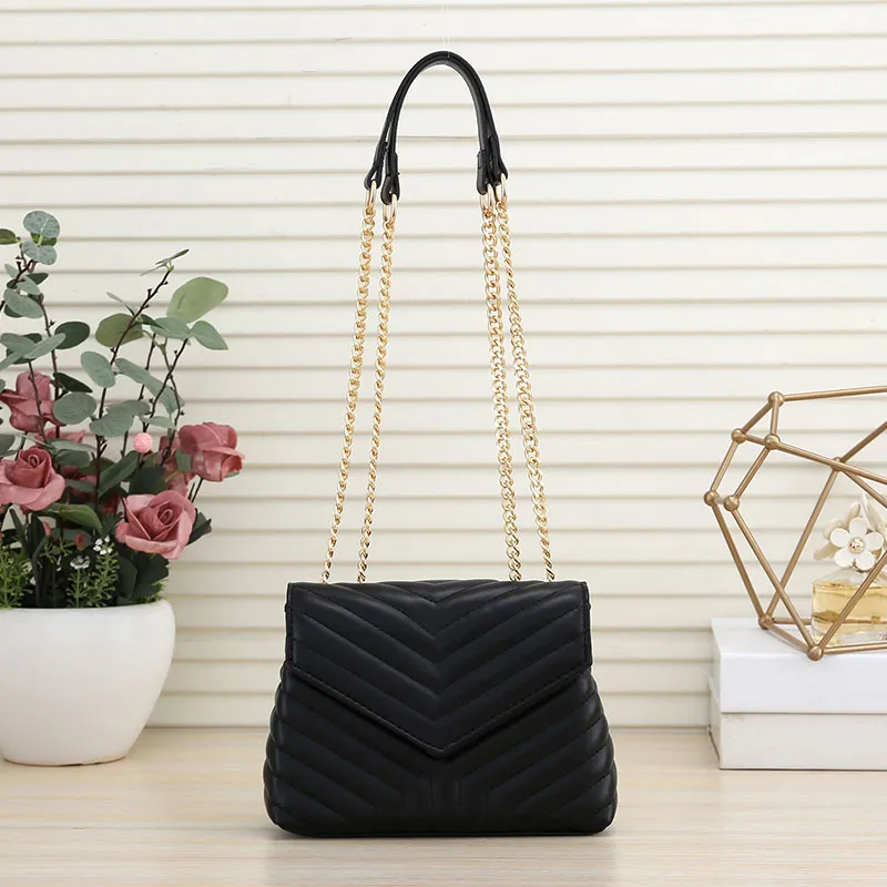 Bags Evening Top Quality Womens Tote imitation Handbags Crossbody handbags Purses Fashion Designer Lady Totes Shoulder Bag stripe square fat Metal