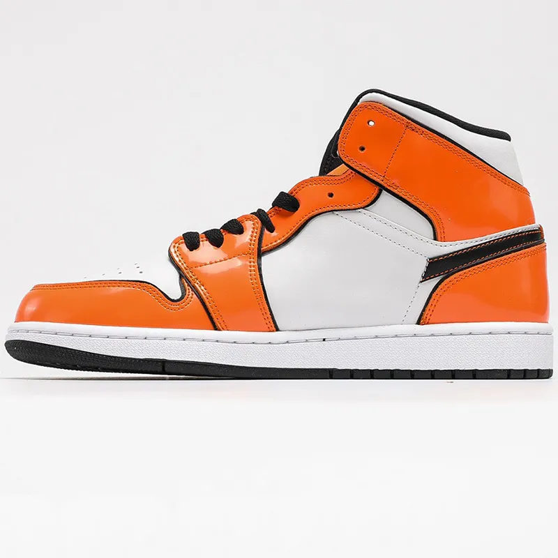 Top Quality Jumpman 1 Mid Basketball Shoes SE Turf Orange classical 1s Designer Fashion Sport running shoe With Box.