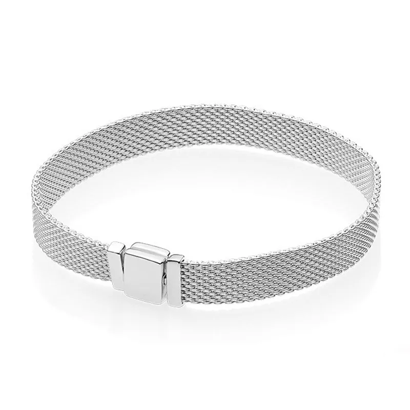 Bracciale Da Donna In Argento 925 Rosa Con Chiusura Cubic Zirconia Design Raffinato Confezione Regalo Da 13,21 € | DHgate