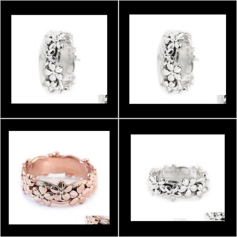 stereoscopic flower ring band rings wedding ring new ring for women fashion jewelry gift will and sandy drop ship 080381