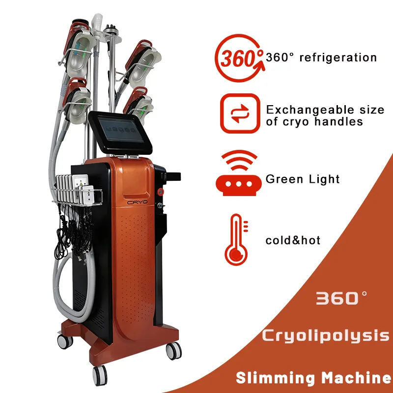 Professional Fat Removal Vacuum Therapy Equipment Cryolipolysis Cooling Tech Body Slimming Machine