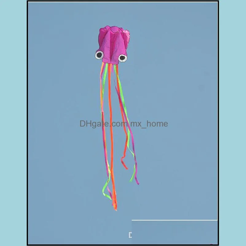 420CM New Octopus Shape Single Line Kite with Flying Tools Stunt Software Power Fun Outdoort Game Flying Kite Easy To Fly