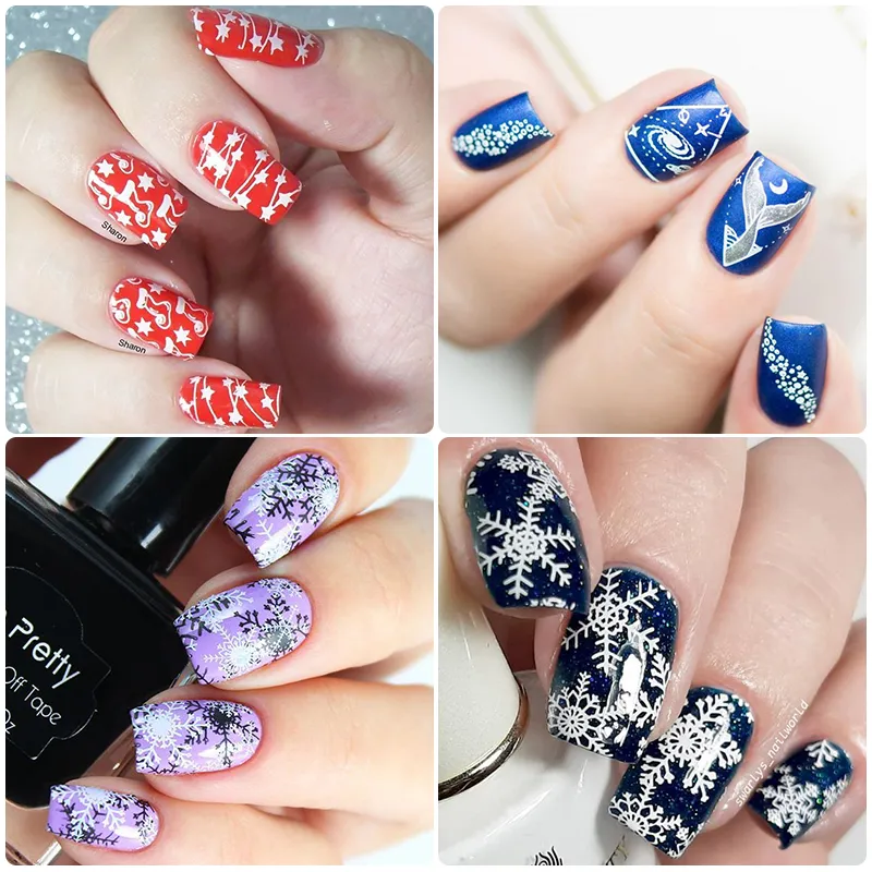 Christmas Nail Stamping Plates Flower Stripe Pattern Nail Art Stamp Stencil Template, Stainless Steel Image Plate Printing Stencils From Fzyiyi10, $17.43 | DHgate.Com christmas-nail-stamping-plates-flower-stripe-pattern-nail-art-stamp-stencil-template-stainless-steel-image-plate-printing-stencils-from-fzyiyi10-17-43-dhgate-com