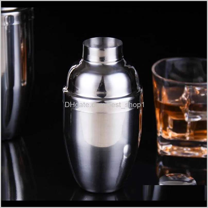 stainless steel shaker wine cocktail shaker mixer wine martini drinking boston style shaker party bar tool 8oz 12oz 18oz 25oz ewb3393