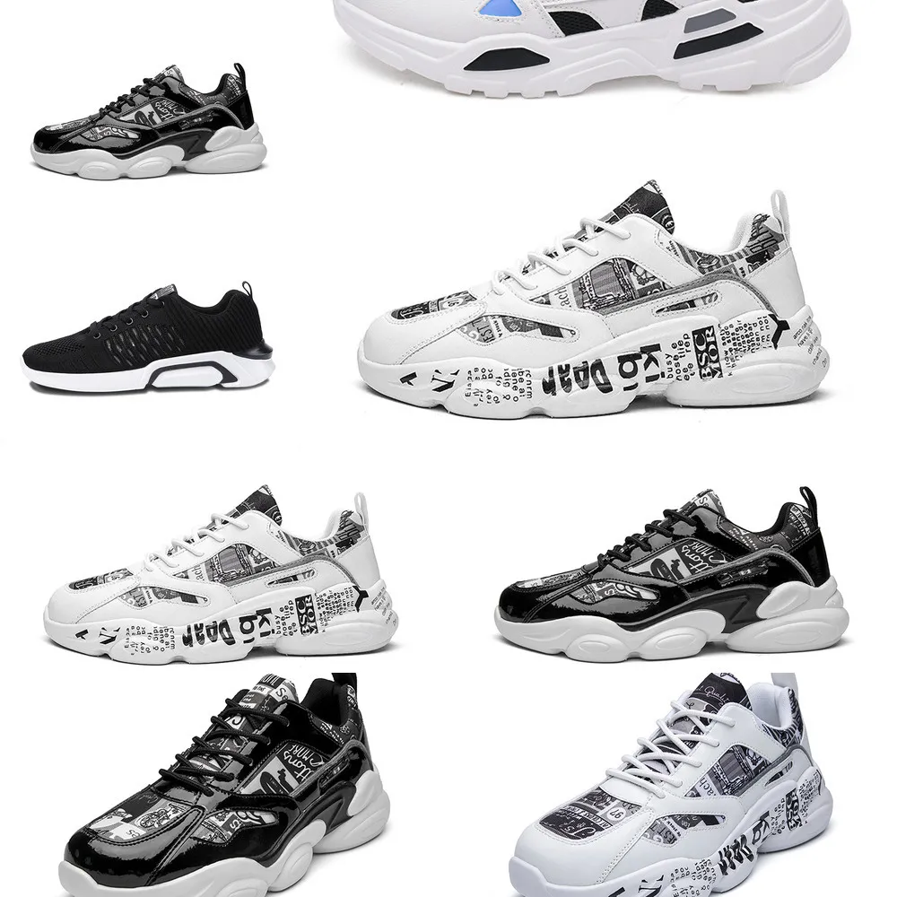 7yPy Shoes HotSale Platform för att köra män Mens tränare Vit Triple Black Cool Grey Outdoor Sports Sneakers Storlek 39-44 23