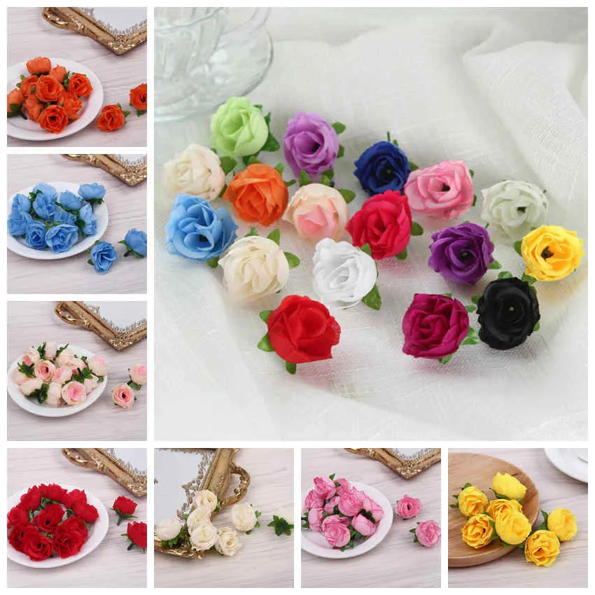 100 Teste Di Fiori Artificiali Assortiti – Margherite Finte Multicolore Per Decorazioni Fai Da Te - 2