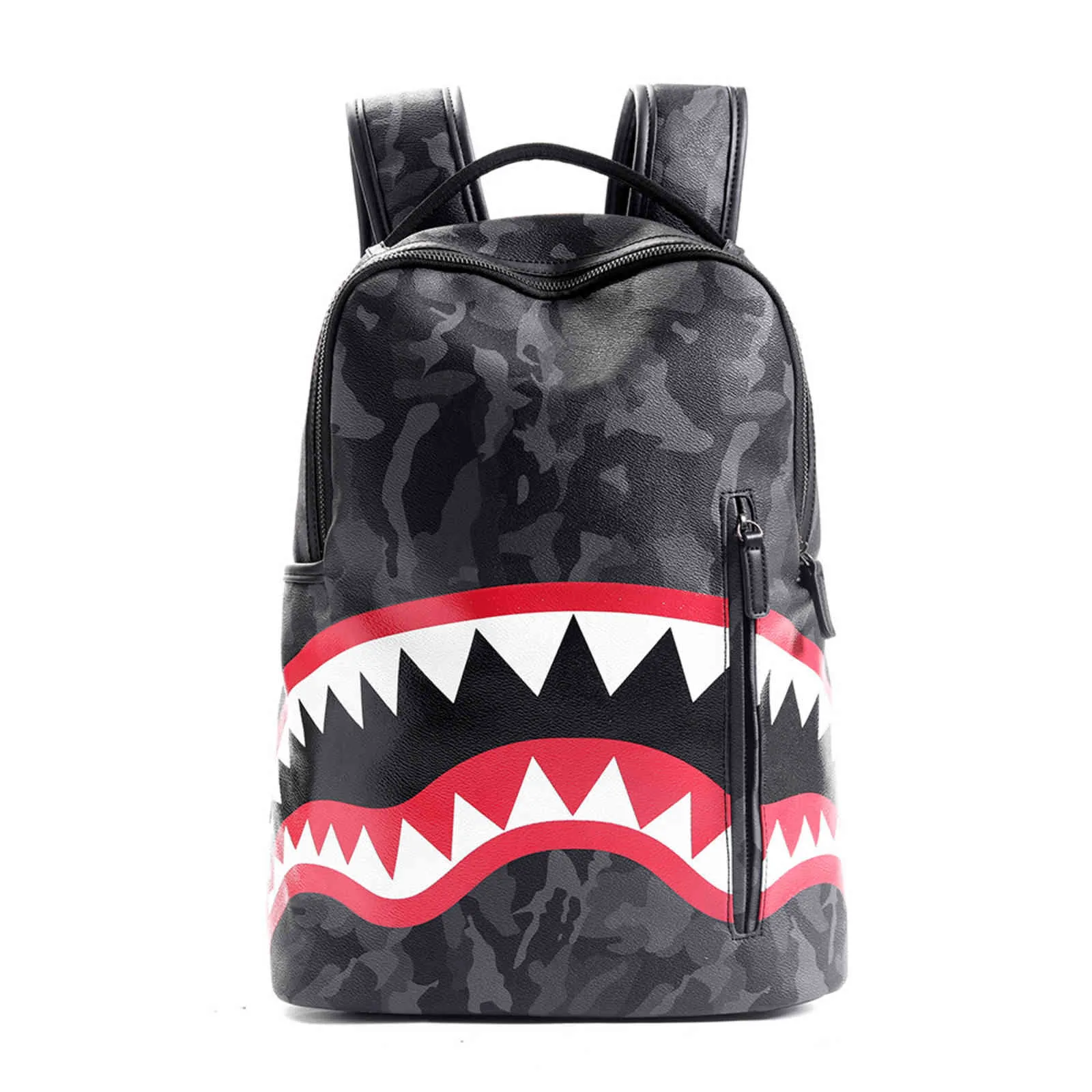 Red shark backpack hotsell