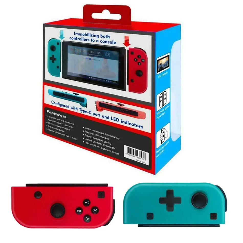 Bluetooth Controller Gamepad Wireless PRO Handheld Game Stick Dual Joystick for Nes Switch Console Accessories for Joy Con Player Handlesa41