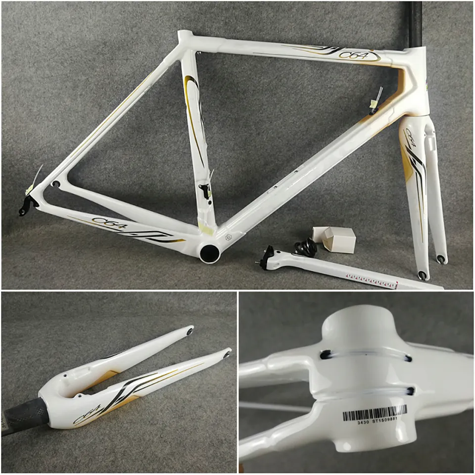 C64 Carbon Frame T1000 UD Road Bike Frames Rim Brake Carbon Bicycle