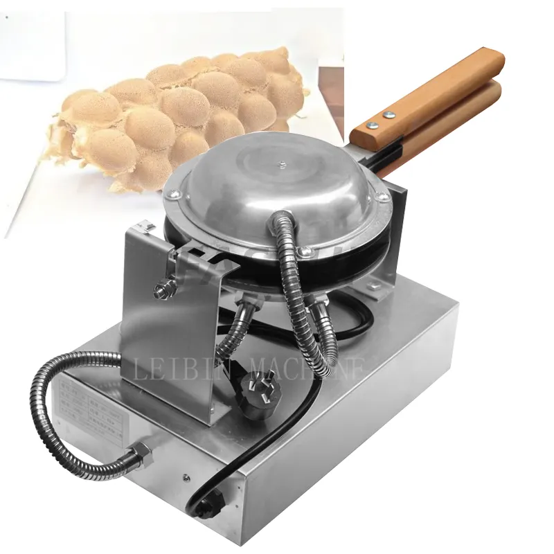 Commercial Electric Stainless Steel Ice Cream Egg Waffle Cone Machine