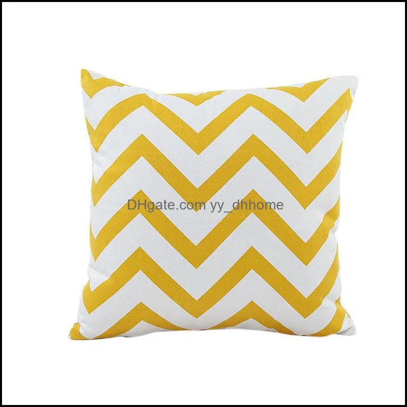 Home decor Car Bed Decorative Scandinavian Wavy Patterns Pillow Case Cushion Cover Decorative Pillows for Sofa