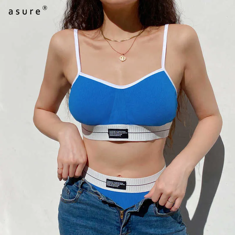 Sortir Crop Tops Y2k Poitrine Binder Sexy Dentelle Bralette Femme Sport Cami Soutien-Gorge Gothique Esthétique Vêtements Grunge HU01591 210712