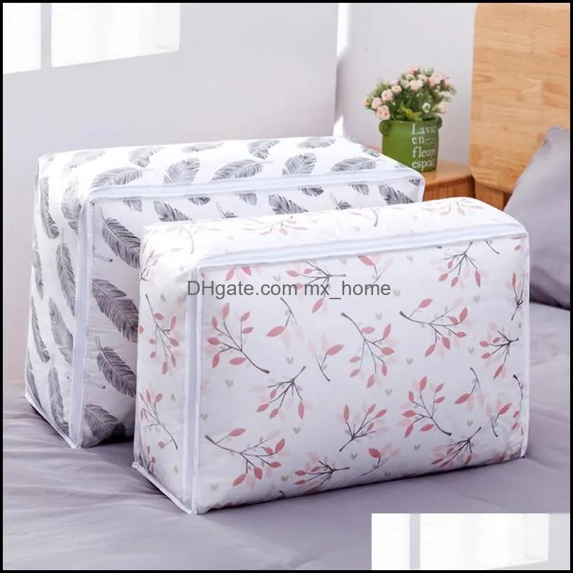 Housekee Organization Home Garden1Pc Fashion Household Items Storage Bags Organizer Clothes Quilt Finishing Dust Bag Quilts Pouch Washable C