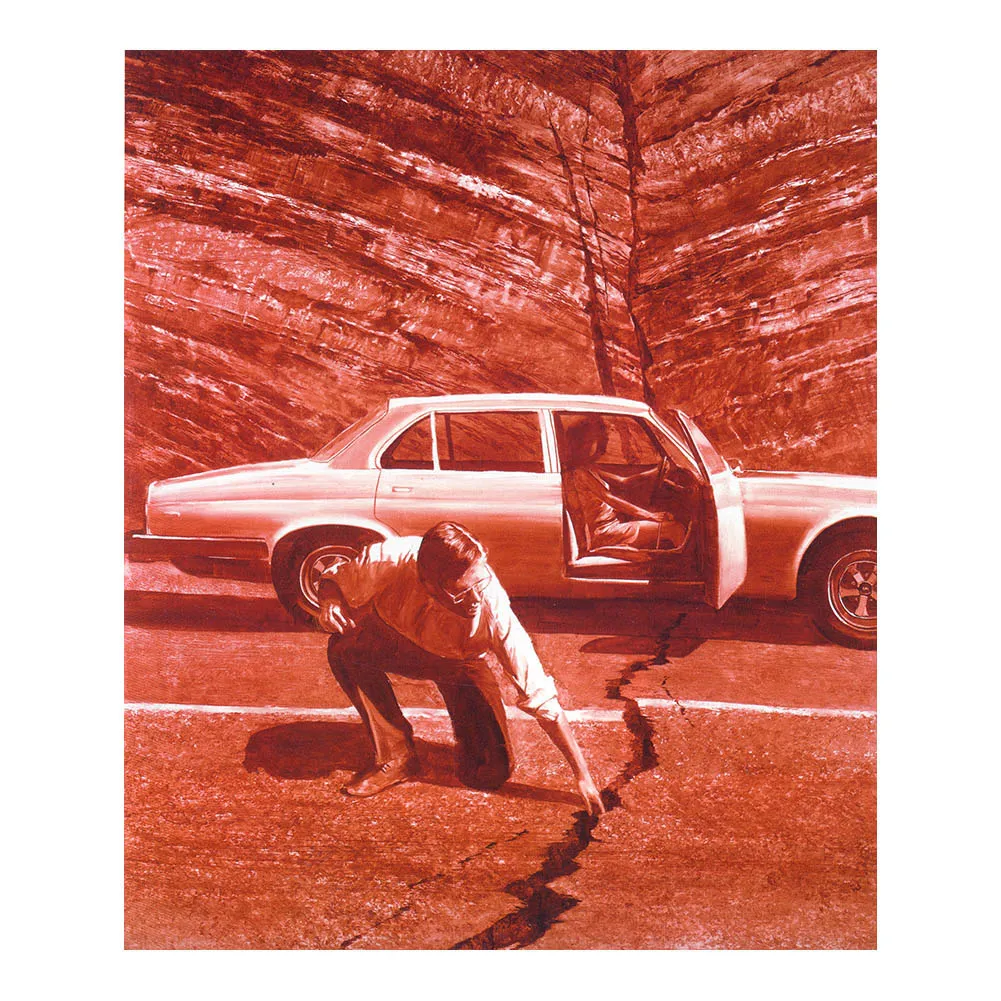 Twing-Thomas Mark Tansey Painting Poster Print Home Decor Framed of Unframed Photopaper Material