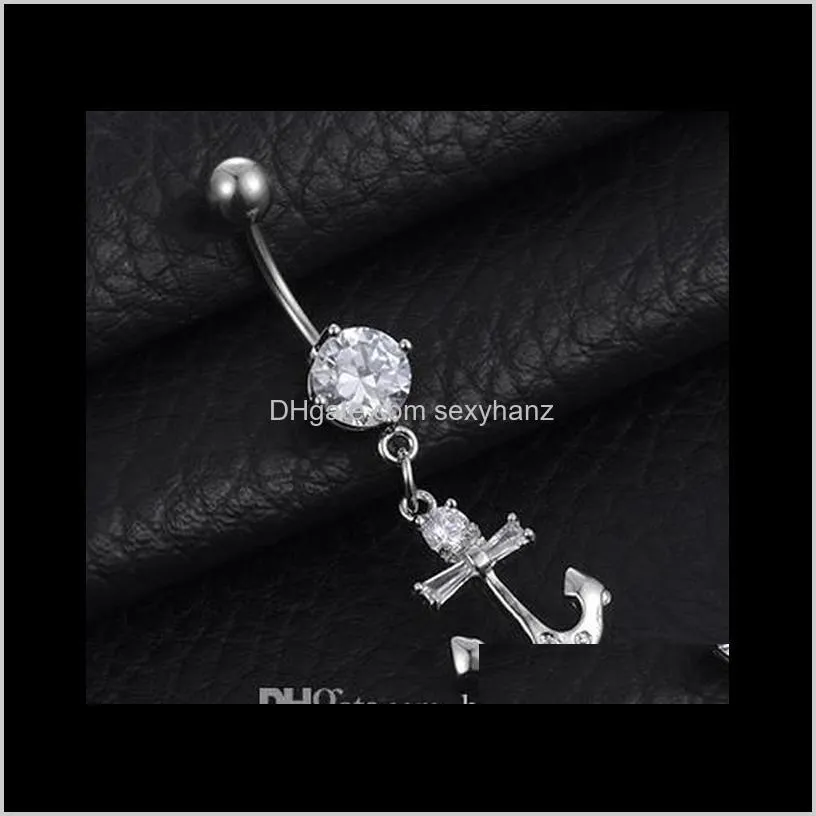 g0010 ( 1 color ) nice style navel button ring retail selling navel rings body piercing jewelry dangle accessories fashion charm